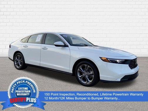 Platinum White Pearl 2024 Honda Accord EX