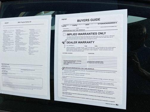 Silver 2025 Toyota Camry LE