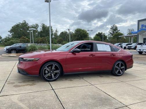 Red 2023 Honda Accord Hybrid Sport