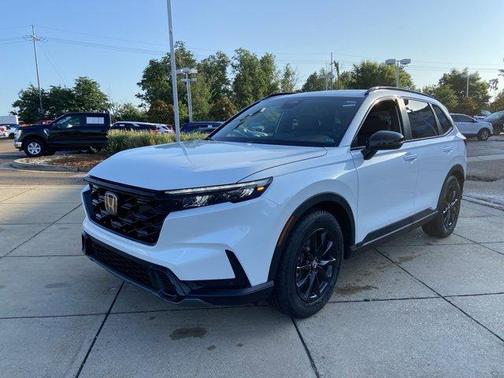 Platinum White Pearl 2026 Honda CR-V Hybrid Sport-L