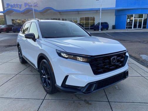Platinum White Pearl 2026 Honda CR-V Hybrid Sport-L