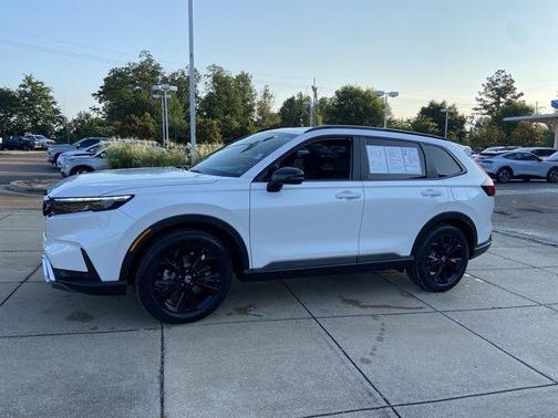 Platinum White Pearl 2026 Honda CR-V Hybrid Sport Touring