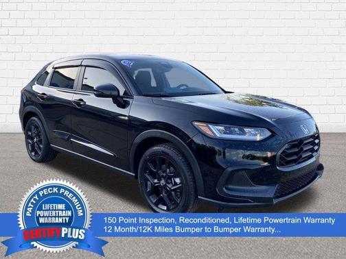 Crystal Black Pearl 2024 Honda HR-V Sport