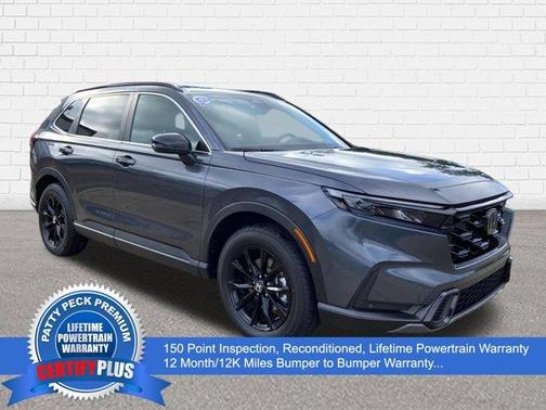 Meteorite Gray Metallic 2024 Honda CR-V Hybrid Sport-L