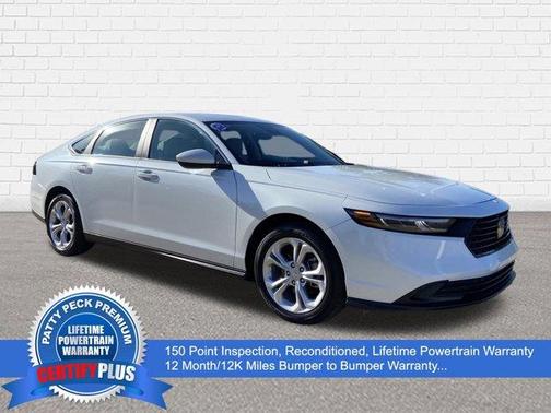 Platinum White Pearl 2024 Honda Accord LX
