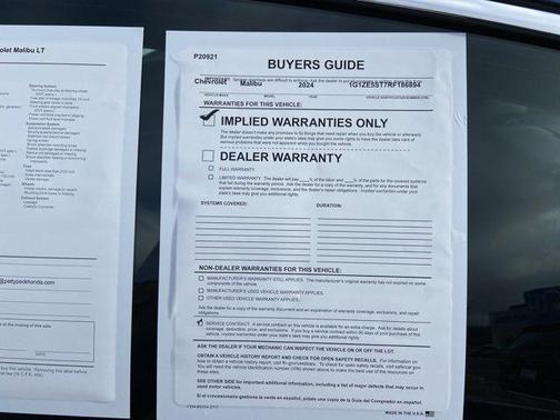 Lakeshore Blue Metallic 2024 Chevrolet Malibu 2LT