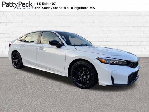 Platinum White Pearl 2026 Honda Civic Sport