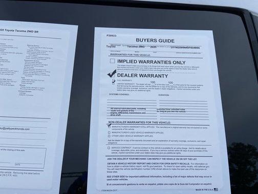 2025 Toyota Tacoma SR