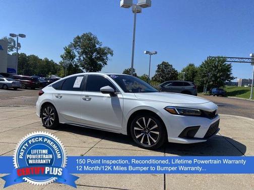 Platinum White Pearl 2023 Honda Civic EX-L