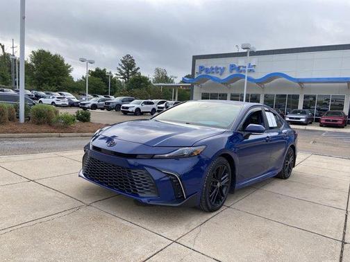 Blue 2025 Toyota Camry SE