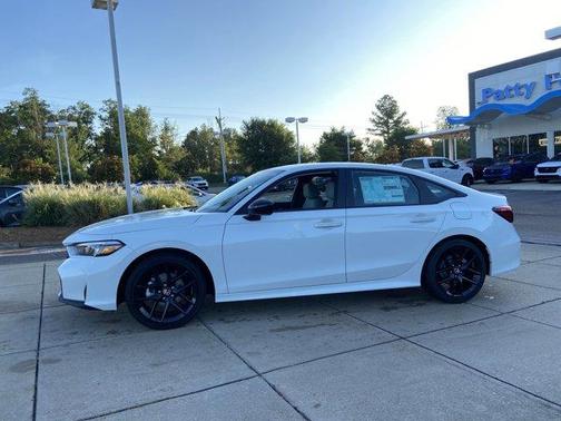 Platinum White Pearl 2026 Honda Civic Hybrid