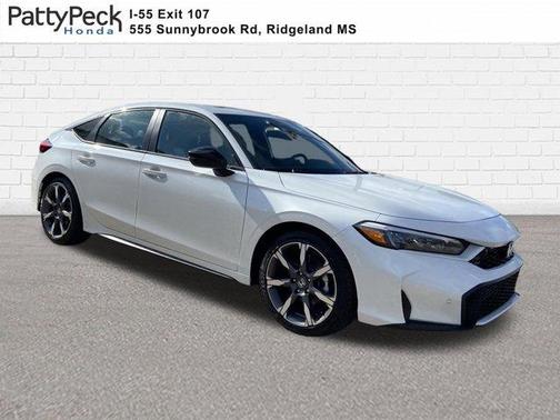 Platinum White Pearl 2026 Honda Civic Hybrid Sport Touring