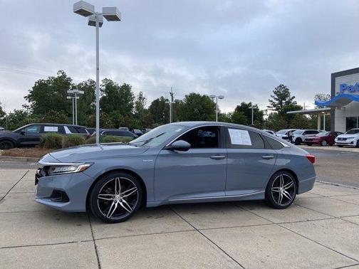 Sonic Gray Pearl 2021 Honda Accord Hybrid Touring