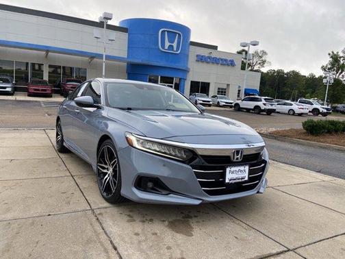Sonic Gray Pearl 2021 Honda Accord Hybrid Touring