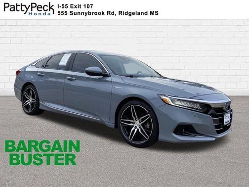 Sonic Gray Pearl 2021 Honda Accord Hybrid Touring