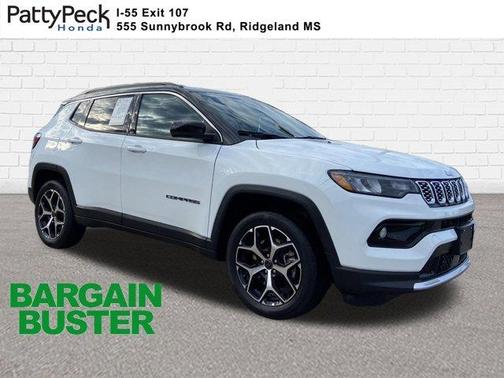 Bright White Clearcoat 2025 Jeep Compass Limited