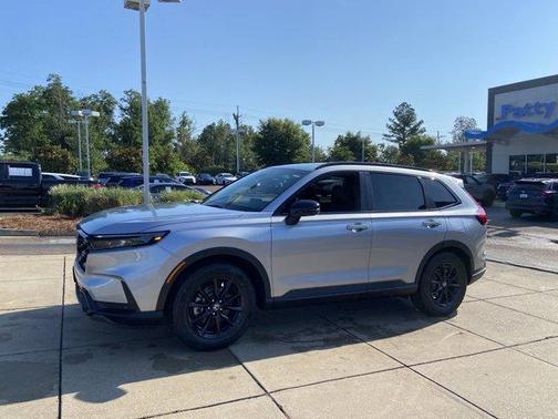 Solar Silver Metallic 2026 Honda CR-V Hybrid Sport-L