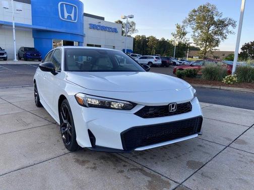 Platinum White Pearl 2026 Honda Civic Hybrid