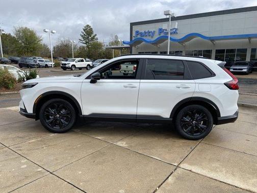 Platinum White Pearl 2026 Honda CR-V Hybrid Sport Touring