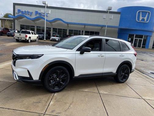 Platinum White Pearl 2026 Honda CR-V Hybrid Sport Touring