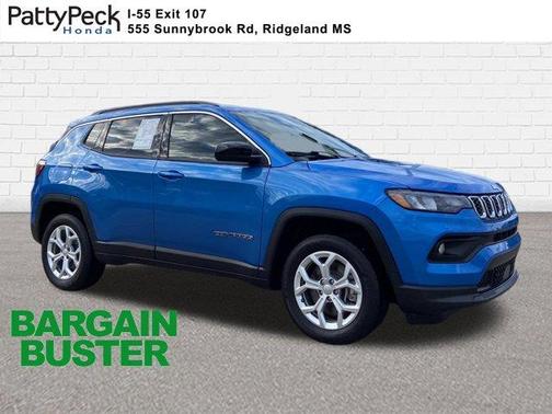 Hydro Blue Pearlcoat 2024 Jeep Compass Latitude