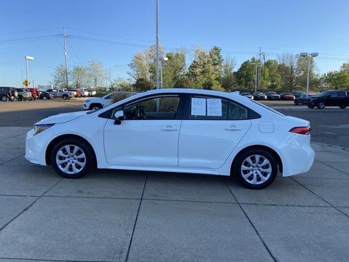 White 2023 Toyota Corolla LE