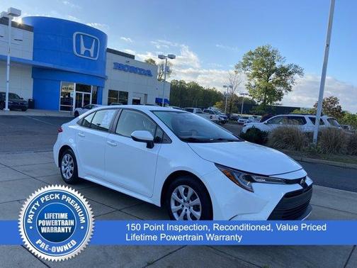 White 2023 Toyota Corolla LE