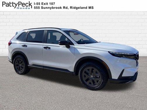 Platinum White Pearl 2026 Honda CR-V Hybrid TrailSport