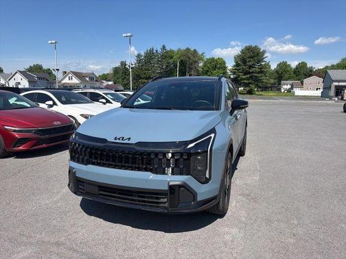 Heritage Blue 2026 Kia Sportage Hybrid X-Line