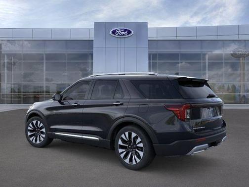 Black Metallic 2026 Ford Explorer Platinum