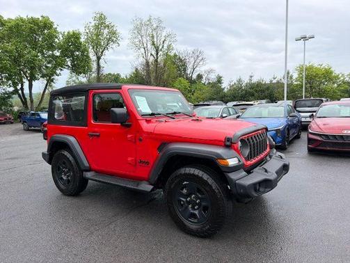 Firecracker Red Clearcoat 2024 Jeep Wrangler Sport