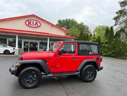 Firecracker Red Clearcoat 2024 Jeep Wrangler Sport