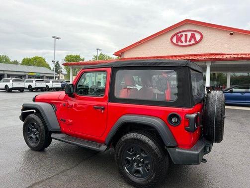 Firecracker Red Clearcoat 2024 Jeep Wrangler Sport