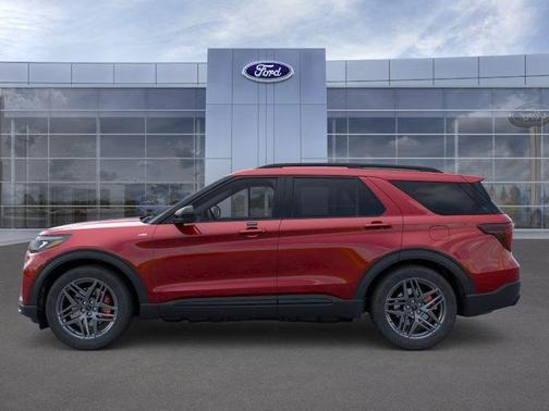Rapid Red Metallic Tinted Clearcoat 2026 Ford Explorer ST-Line
