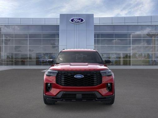 Rapid Red Metallic Tinted Clearcoat 2026 Ford Explorer ST-Line
