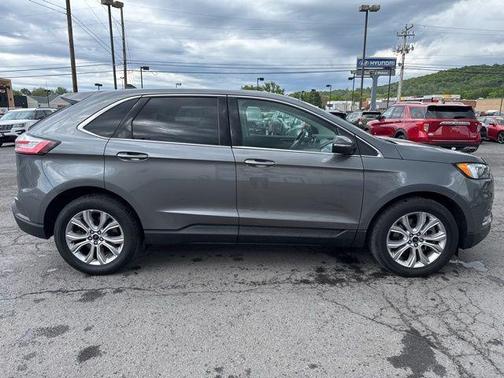 Carbonized Gray Metallic 2024 Ford Edge Titanium