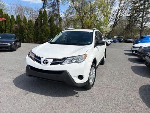 Super White 2015 Toyota RAV4 LE