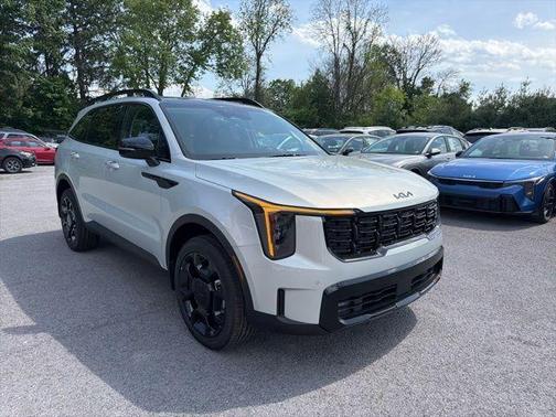Ivory Silver 2026 Kia Sorento X-Line EX