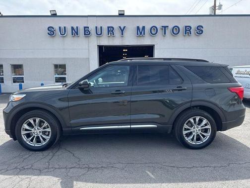 Forged Green Metallic 2024 Ford Explorer XLT