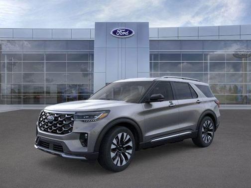 Gray Metallic 2026 Ford Explorer Platinum