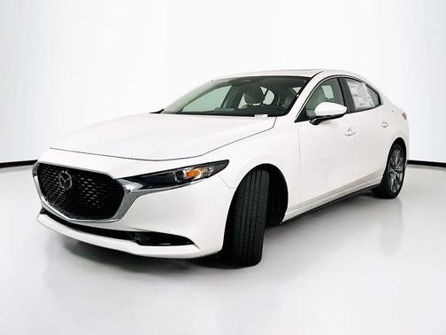 Snowflake White Pearl 2026 Mazda Mazda3 FWD w/Preferred Package