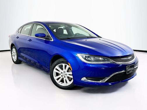 Vivid Blue Pearlcoat 2015 Chrysler 200 Limited