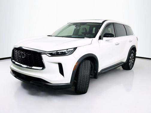 Glacier White 2024 INFINITI QX60 Pure