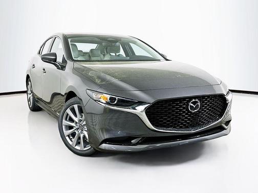 Machine Gray Metallic 2026 Mazda Mazda3 FWD w/Preferred Package