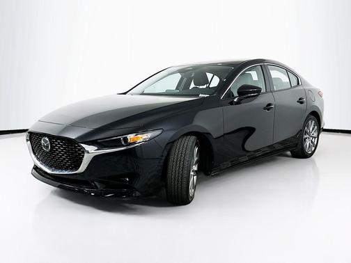 Jet Black Mica 2026 Mazda Mazda3 FWD w/Preferred Package