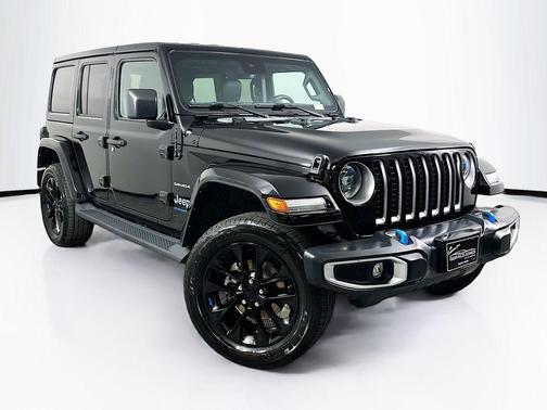 Black Clearcoat 2023 Jeep Wrangler 4xe Sahara