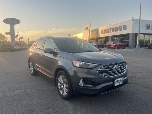 CARBONIZED GRAY 2024 Ford Edge TITANIUM