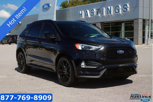 AGATE BLACK METALLIC 2024 Ford Edge ST LINE