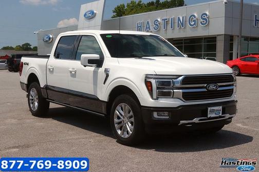 STAR WHITE METALLIC TRICOAT 2024 Ford F-150 KING RANCH