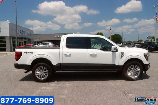STAR WHITE METALLIC TRICOAT 2024 Ford F-150 KING RANCH
